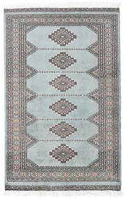 93X147 絨毯 オリエンタル パキスタン ブハラ 2Ply グレー/ライトグレー (ウール, パキスタン) Carpetvista