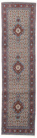 76X293 Moud Teppe Orientalsk Løpere Rød/Grå ( Persia/Iran) Carpetvista