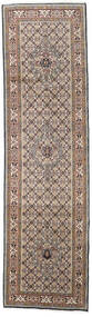 81X296 絨毯 ムード オリエンタル 廊下 カーペット 茶色/ライトグレー (ウール, ペルシャ/イラン) Carpetvista