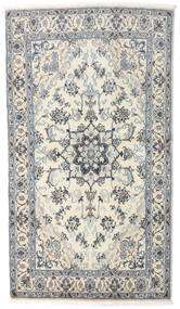 121X210 絨毯 オリエンタル ナイン ベージュ/グレー (ウール, ペルシャ/イラン) Carpetvista