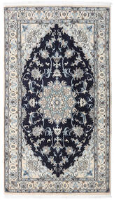  Orientalisk Nain Matta 122X215 Grå/Svart Ull, Persien/Iran Carpetvista