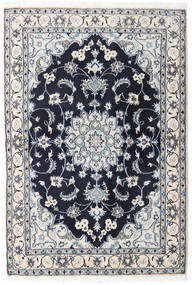131X194 Nain Rug Oriental Dark Grey/Grey (Wool, Persia/Iran) Carpetvista