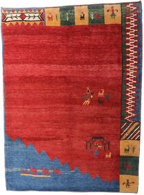絨毯 ペルシャ ギャッベ Rustic 229X310 レッド/ブルー (ウール, ペルシャ/イラン)
