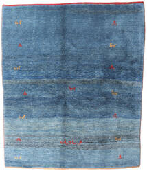  Gabbeh Rustic Tapete 177X210 Persa Lã Azul/Azul Escuro Carpetvista