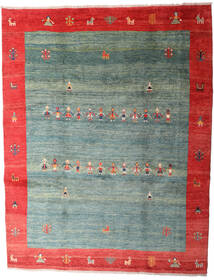 263X335 Gabbeh Rustic Teppich Moderner Rot/Grau Großer (Wolle, Persien/Iran) Carpetvista