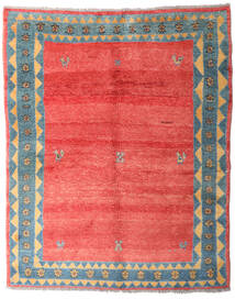  Gabbeh Rustic Tapete 179X227 Persa Lã Vermelho/Azul Carpetvista