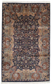 193X310 Keshan Indisch Teppich Orientalischer Braun/Dunkellila (Wolle, Indien) Carpetvista