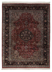  Keshan Indo Rug 248X335 Wool Black/Brown Large Carpetvista