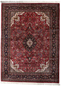 258X350 Keshan Indo Rug Oriental Dark Red/Red Large (Wool, India) Carpetvista