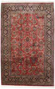 181X280 Alfombra Keshan Indo Oriental Rojo/Marrón (Lana, India) Carpetvista