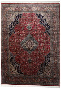  251X346 Medallion Large Keshan Indo Rug Wool, Carpetvista
