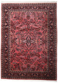 248X340 Alfombra Sarough Indo Oriental Rojo/Rojo Oscuro (Lana, India) Carpetvista