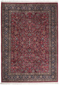  Orientalischer Sarough Indisch Teppich 255X357 Rot/Dunkelrot Großer Wolle, Indien Carpetvista
