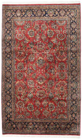 Tapete Oriental Kashan Indo 190X316 Vermelho/Vermelho Escuro (Lã, Índia)