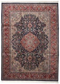  Orientalischer Keshan Indisch Teppich 254X346 Rot/Dunkellila Großer Wolle, Indien Carpetvista