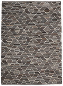 絨毯 キリム Ariana 256X358 ダークグレー/グレー 大きな (ウール, アフガニスタン)