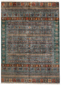 Shabargan Teppich 210X289 Braun/Grau Wolle, Afghanistan Carpetvista
