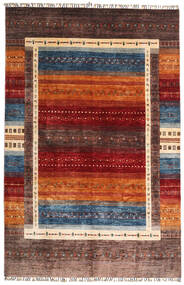 絨毯 Shabargan 198X305 レッド/ダークレッド (ウール, アフガニスタン)