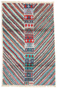 119X189 Χαλι Moroccan Berber - Afghanistan Σύγχρονα Γκρι/Κόκκινα (Μαλλί, Αφγανικά) Carpetvista