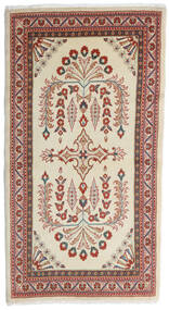 絨毯 オリエンタル サルーク 80X152 ベージュ/レッド (ウール, ペルシャ/イラン)
