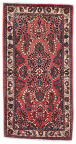 絨毯 オリエンタル サルーク 70X130 レッド/ダークピンク (ウール, ペルシャ/イラン)