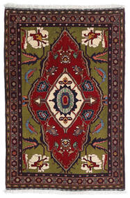 80X122 Tappeto Gabbeh Kashkooli Moderno Rosso Scuro/Marrone (Lana, Persia/Iran) Carpetvista
