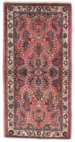 絨毯 オリエンタル サルーク 65X135 レッド/ダークレッド (ウール, ペルシャ/イラン)
