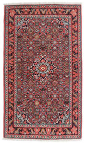 Bidjar Teppe 84X134 Rød/Mørk Rød Ull, Persia/Iran Carpetvista