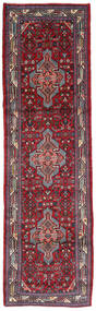 80X280 Hamadan Orientalisk Hallmatta Röd/Mörkröd (Ull, Persien/Iran) Carpetvista