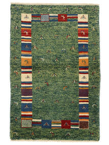  90X135 Shaggy Rug Small Loribaft Fine Persia Wool, Carpetvista