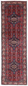 絨毯 オリエンタル ハマダン 80X260 廊下 カーペット レッド/ダークレッド (ウール, ペルシャ/イラン)