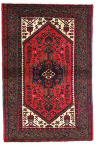 Hamadan Teppe 97X147 Mørk Rød/Rød Ull, Persia/Iran Carpetvista