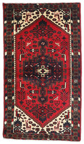  Itämainen Hamadan Matot Matto 95X165 Tummanpunainen/Punainen Villa, Persia/Iran Carpetvista