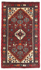  Hamadan Χαλι 75X130 Περσικό Μαλλινο Κόκκινα/Σκούρο Κόκκινο Μικρό Carpetvista