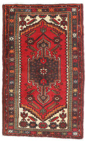 Alfombra Persa Hamadan 77X130 Rojo/Marrón (Lana, Persia/Irán)