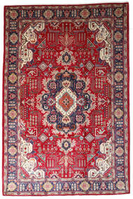絨毯 ペルシャ タブリーズ 200X310 レッド/ダークピンク (ウール, ペルシャ/イラン)