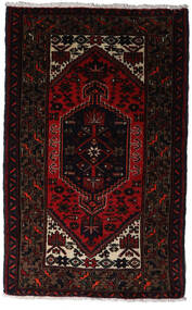  Persischer Hamadan Teppich 77X125 Dunkelrot/Rot Carpetvista