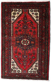 80X125 Alfombra Oriental Hamadan Rojo Oscuro/Marrón (Lana, Persia/Irán) Carpetvista