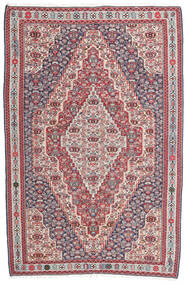  Kilim Senneh Fine Rug 148X225 Persian Wool Red/Beige Small Carpetvista