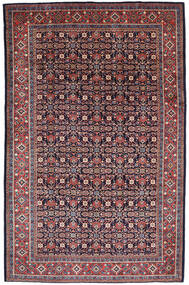 Mahal Rug Rug 212X327 Red/Dark Purple Wool, Persia/Iran Carpetvista