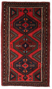  Hamadã Tapete 75X135 Persa Lã Vermelho Escuro/Vermelho Pequeno Carpetvista