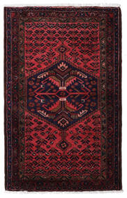  Hamadan Teppich 83X135 Persischer Wollteppich Dunkelrot/Rot Klein Carpetvista