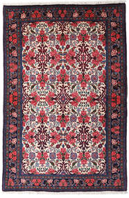105X159 絨毯 オリエンタル ビジャー ダークピンク/レッド (ウール, ペルシャ/イラン) Carpetvista