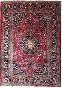 205X290 Tapete Oriental Mashad Vermelho/Cinzento (Lã, Pérsia/Irão) Carpetvista