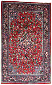 Tapete Mahal 210X337 Vermelho/Rosa Escuro (Lã, Pérsia/Irão)