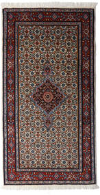 絨毯 ペルシャ ムード 75X150 廊下 カーペット ダークレッド/ダークグレー (ウール, ペルシャ/イラン)