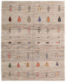  Perzsa Loribaft Fine Perzsa Szőnyeg 154X195 Világosszürke/Narancssárga Carpetvista
