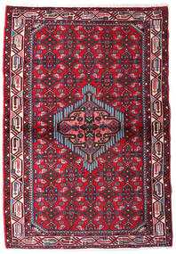 102X151 Tappeto Hamadan Orientale Rosso/Rosso Scuro (Lana, Persia/Iran) Carpetvista