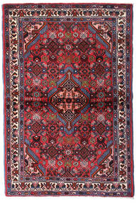 絨毯 オリエンタル ハマダン 100X150 レッド/ダークピンク (ウール, ペルシャ/イラン)