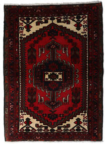  Persialainen Hamadan Matot 100X137 Tummanpunainen/Beige Carpetvista